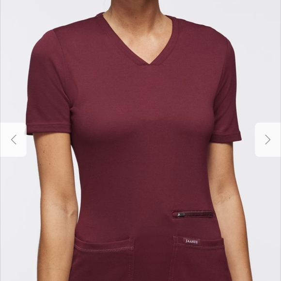 Jaanuu Four Pocket Scrub Top - Picture 2 of 5